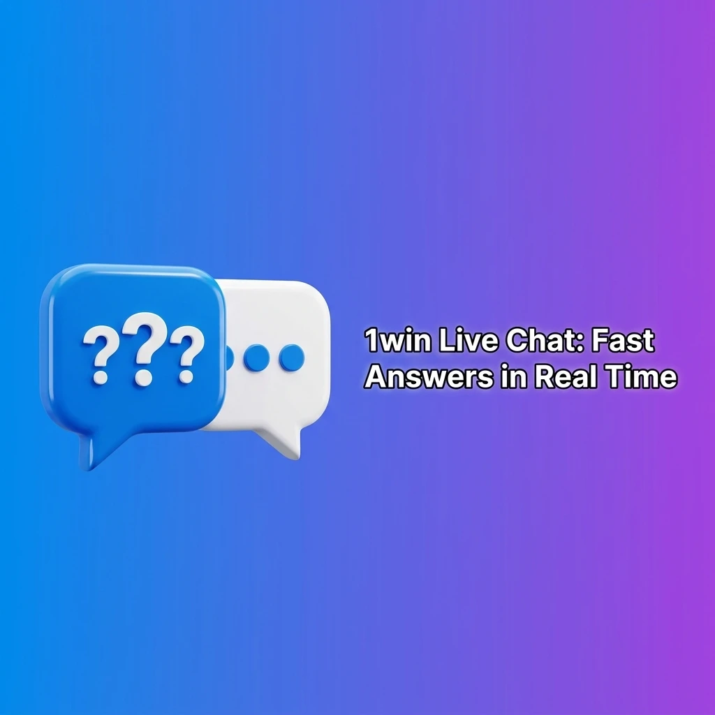 1win live chat support interface showing real-time assistance available 24/7 for account, deposit, and bonus queries