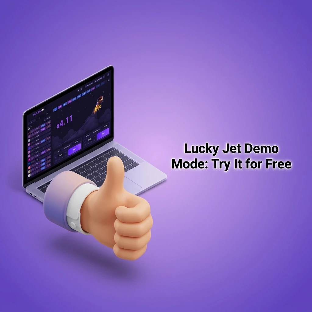 Lucky Jet demo mode on 1win with virtual credits, no deposit needed, explore multipliers and cash-out timing risk-free