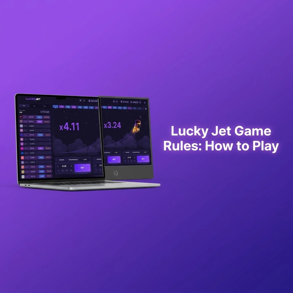 Lucky Jet crash game showing Lucky Joe on a jetpack with rising multiplier and cash out button gameplay