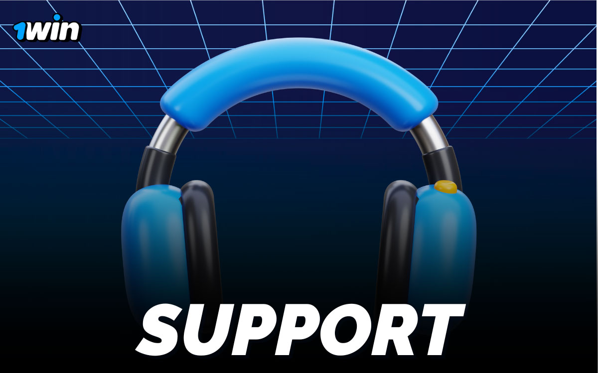 1win customer support options including live chat, email, and Telegram available 24/7 for Indian players