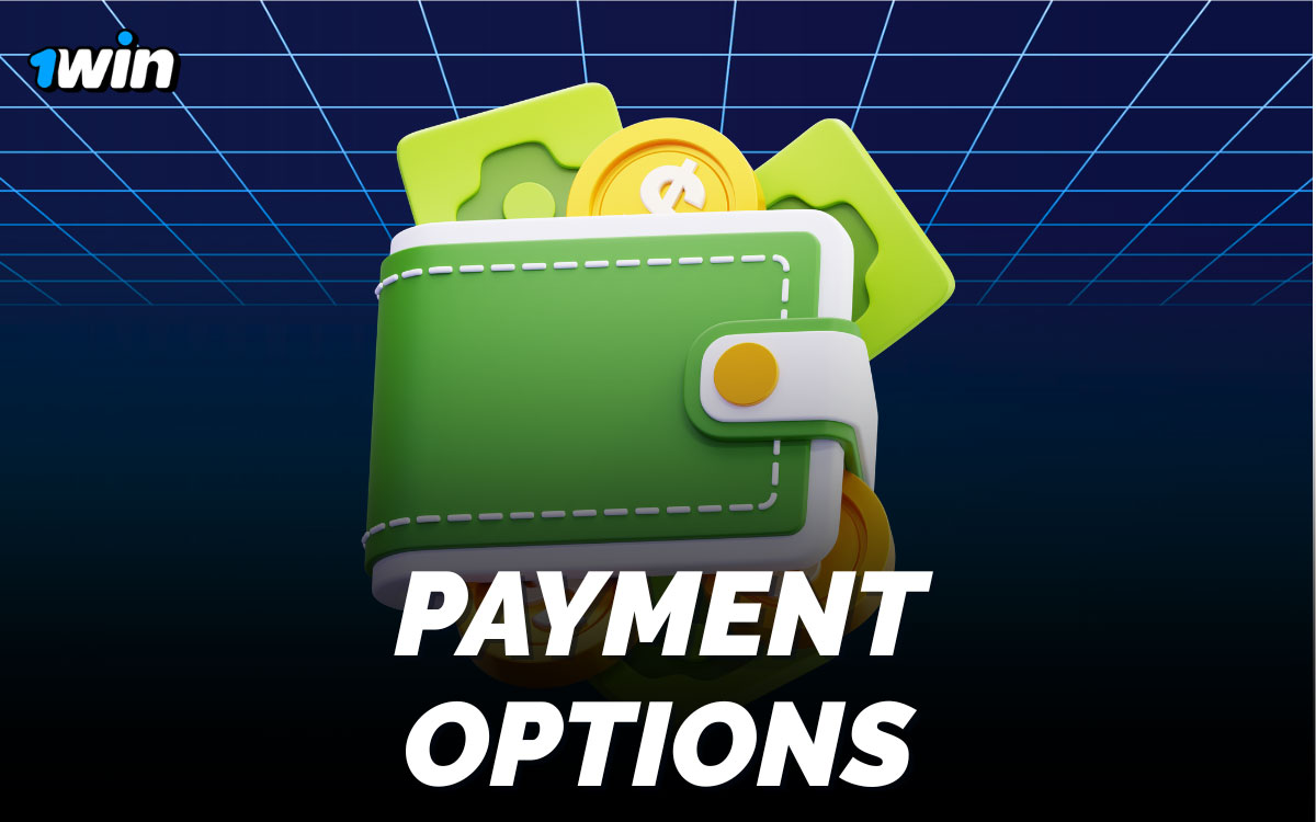 1win app payment options for Indian users including UPI, PhonePe, PayTm, crypto like BTC, ETH, and more