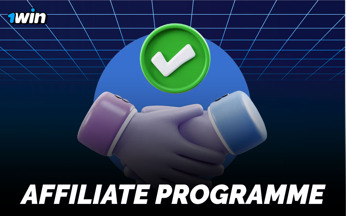 1win affiliate programme dashboard showing revenue share stats, analytics, and INR payout options for Indian partners