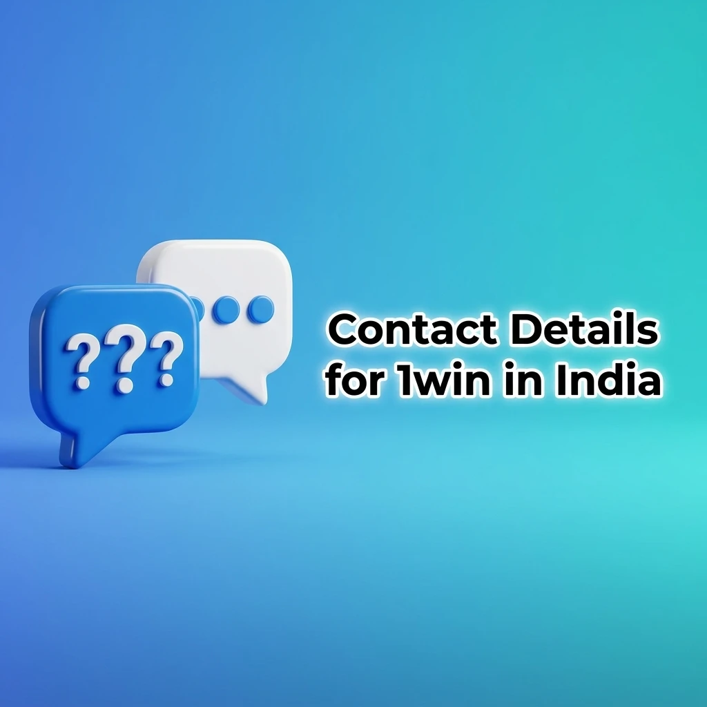 1win India contact details showing live chat, email support, social media channels and help centre options